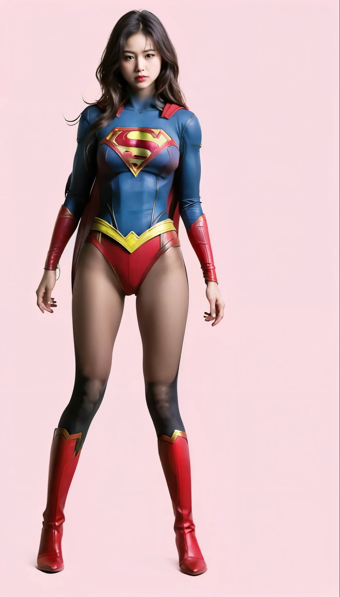 No background、(((Supergirl&#39;The costume was completely destroyed.、There are holes)))、((((close your eyes、The face has a sad expression))))、(((((bleeding from the body)))))、((((Fluid flowing from the mouth))))、((defeat、死んだスーパーヒロインSupergirl, weak position, stand on tiptoe、Hanging))、(((It always looks painful)))、(((Painful expression)))、(((shout)))、(((hands and arms Hanging forward)))、(((expression of suffering、Expressions of anguish)))、(((Beautiful legs in black tights.)))、(((sufferingの美しさを法的に表現する)))、((((Make the most of your original images)))、(((A destroyed Supergirl costume)))、(((Beautiful Hair)))、(((suffering)))、(((Beautiful legs need to wear black tight shoes, Wear red boots)))、((Best image quality、8k))、((highest quality、8k、masterpiece:1.3))、(((Preserve background )))、Sharp focus:1.2、Beautiful woman with perfect figure:1.4、Slim Abs:1.2、Wet body:1.5、Highly detailed face and skin texture、8k