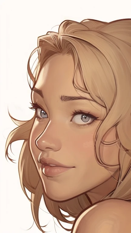 estilo de desenho animado:1.2), Yvonne Strahovski mulher Imagem de desenho animado de uma mulher , roupas sensuais , garota super fofa, authoritarian would be facial expressioncartoon style illustration, estilo de arte dos desenhos animados, estilo de arte dos desenhos animados, digital illustration style, design de personagens altamente detalhado, arte digital detalhada fofa, City fan art, design de personagem retrato, beautiful digital illustration, retrato de alta qualidade, arte em quadrinhos, retrato do design do personagem, white background Buso without clothes and medium breasts, beautiful and symmetrical body curves