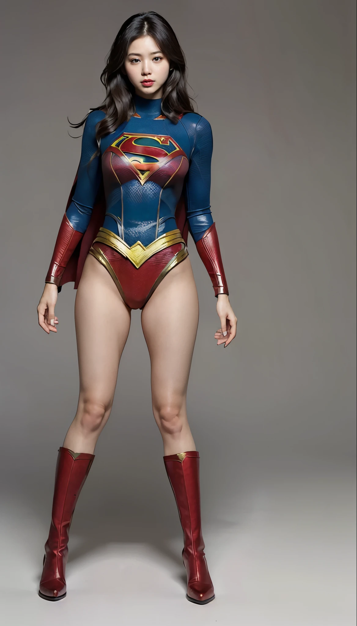 No background、(((Supergirl&#39;The costume was completely destroyed.、There are holes)))、((((close your eyes、The face has a sad expression))))、(((((bleeding from the body)))))、((((Fluid flowing from the mouth))))、((defeat、死んだスーパーヒロインSupergirl, weak position, stand on tiptoe、Hanging))、(((It always looks painful)))、(((Painful expression)))、(((shout)))、(((hands and arms Hanging forward)))、(((expression of suffering、Expressions of anguish)))、(((Beautiful legs in black tights.)))、(((sufferingの美しさを法的に表現する)))、((((Make the most of your original images)))、(((A destroyed Supergirl costume)))、(((Beautiful Hair)))、(((suffering)))、(((Beautiful legs need to wear black tight shoes, Wear red boots)))、((Best image quality、8k))、((highest quality、8k、masterpiece:1.3))、(((Preserve background )))、Sharp focus:1.2、Beautiful woman with perfect figure:1.4、Slim Abs:1.2、Wet body:1.5、Highly detailed face and skin texture、8k