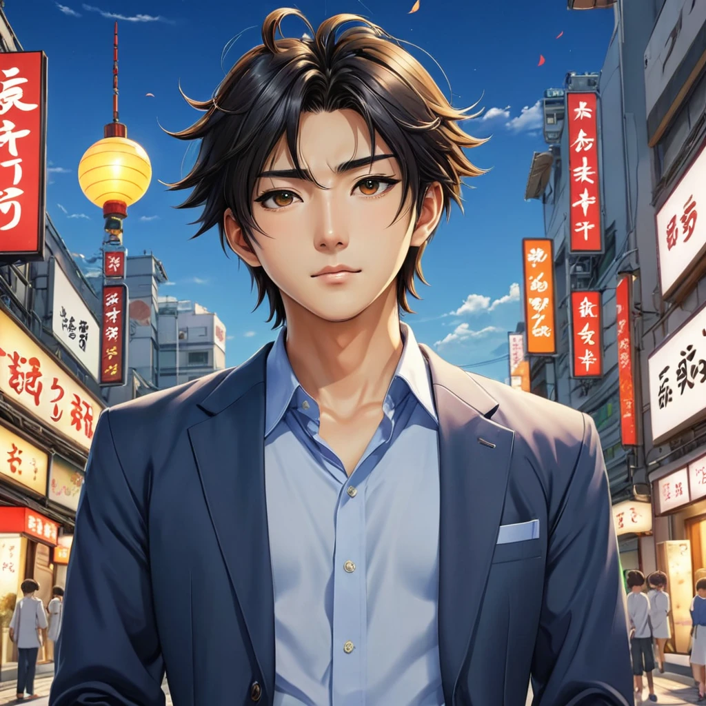 Lovely, Japanese cartoons, male