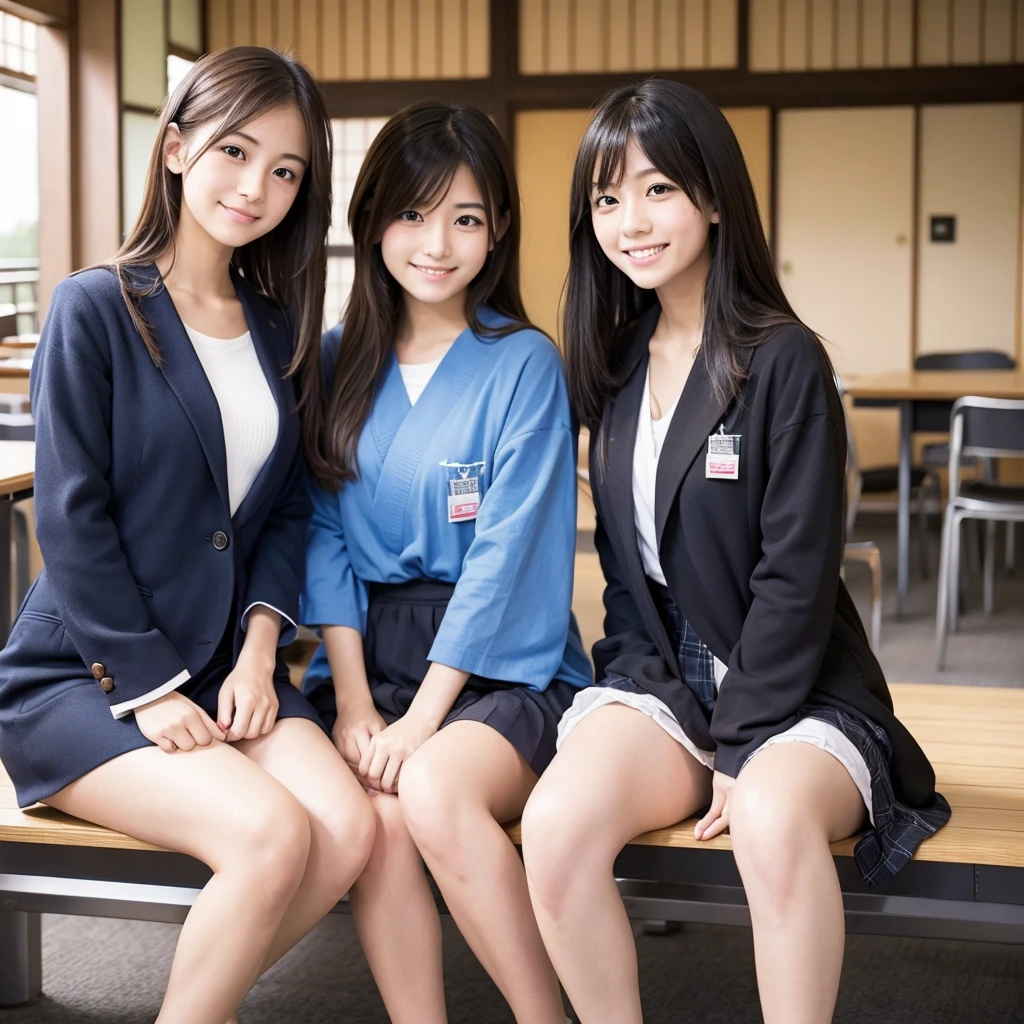 Pretty girl　Japanese students