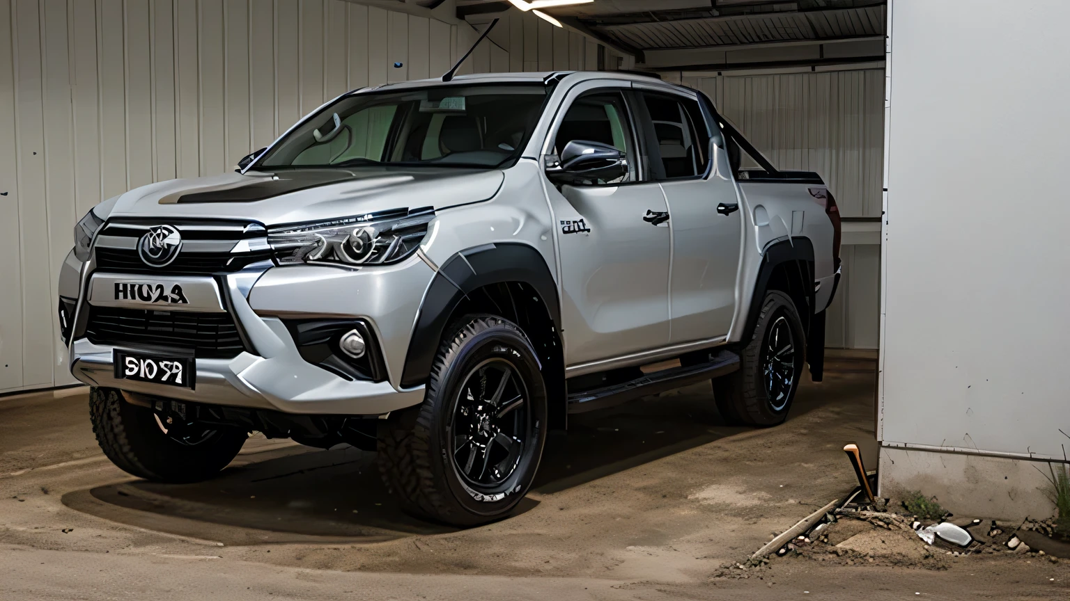 Toyota Hilux 2025 in garage
