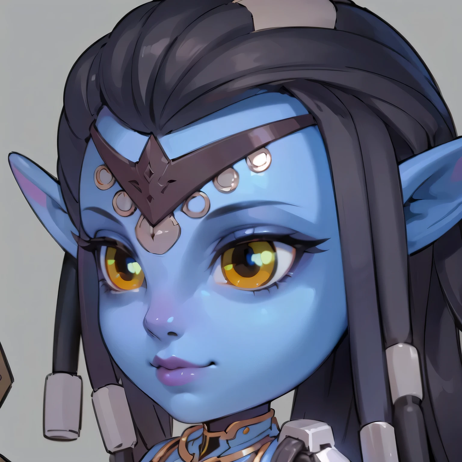 Ultra detailed beautiful elf girl 3. Ultra HD, 4k, 8K, Movie,Avatar,Mechanical weapons,leg,Cute girl,Gold Eyes