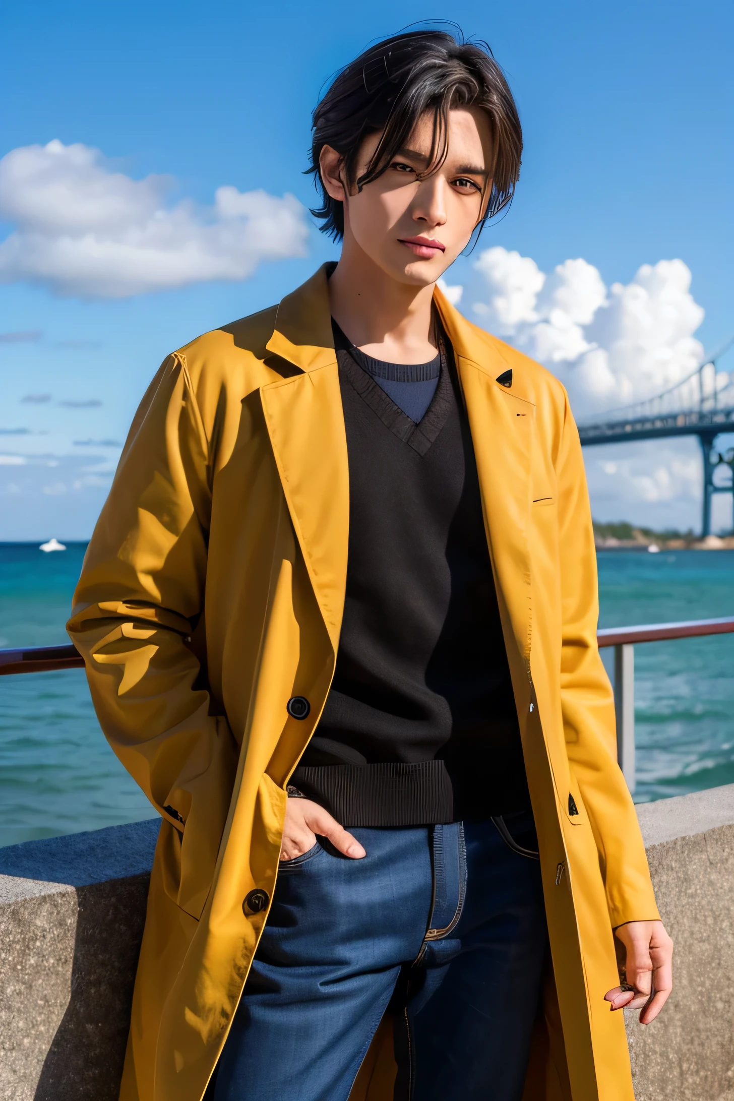 ((highest quality)), ((masterpiece)), (detailed), Perfect face anime style male SD character