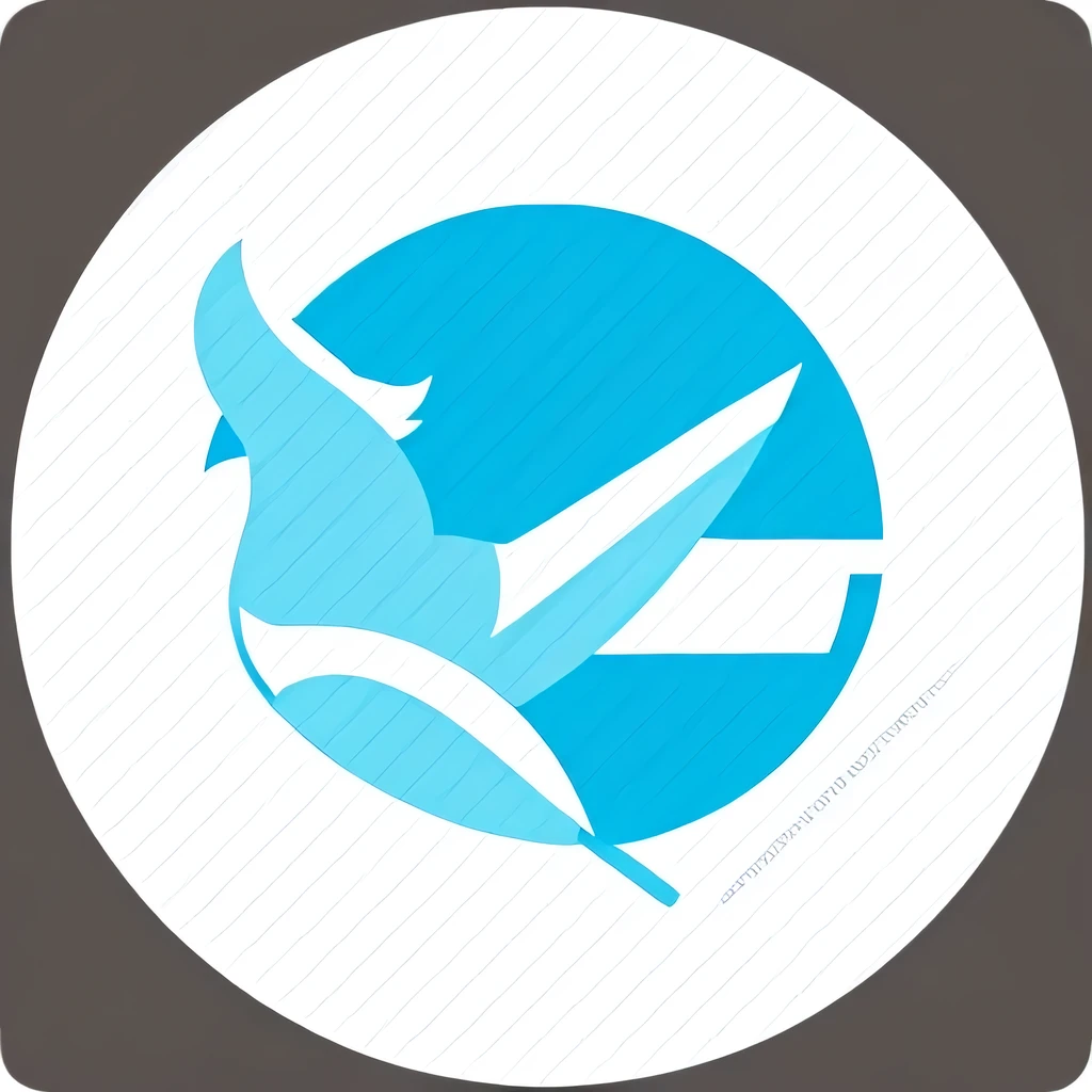 logo,icon,bird,circle,blue