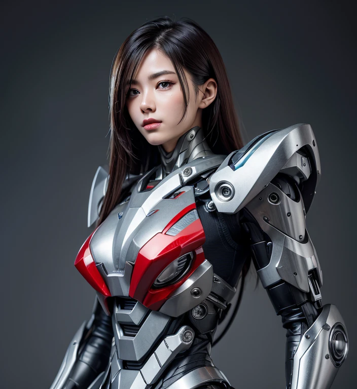Textured skin, Super Detail, high details, High quality, Best Quality, hight resolution, 1080p, hard disk, beautiful,(War Machine),(Rocket Missile),Beautiful Cyborg Woman,Mecha Cyborg Girl,Battle Mode,Girl with a mecha body,A powerful cyborg woman, sleek and futuristic, with advanced mechanical augmentations that enhance her strength and capabilities.