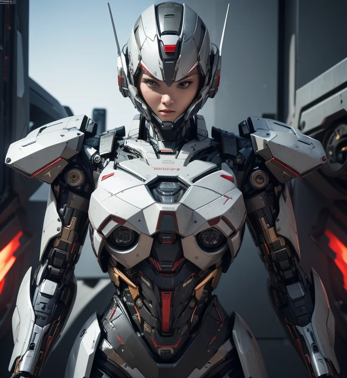 Textured skin, Super Detail, high details, High quality, Best Quality, hight resolution, 1080p, hard disk, beautiful,(War Machine),(Rocket Missile),Beautiful Cyborg Woman,Mecha Cyborg Girl,Battle Mode,Girl with a mecha body,A powerful cyborg woman, sleek and futuristic, with advanced mechanical augmentations that enhance her strength and capabilities.