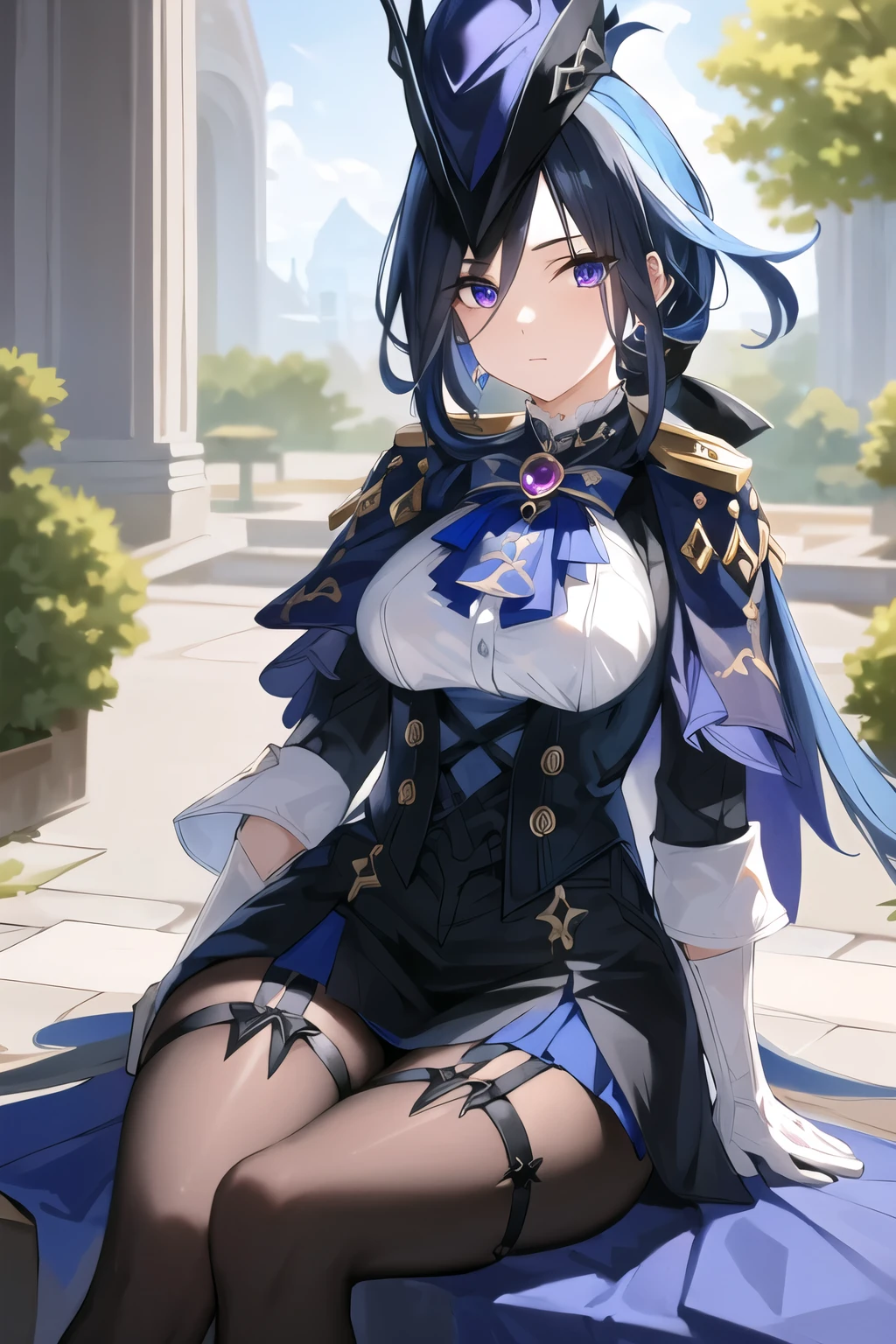 (masterpiece),best quality, expressive eyes, perfect face, 1girl,
big breast, H-cup, good breast, beautiful, gorgeous,anime,girl,lora, hands on waist, hands on hips,PelaV4, pantyhose