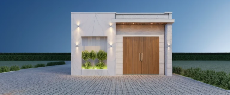 Realistic, vray realistic , DAYLIGHT, 8k uhd, morden townhouse, road infront of house, wood ceilling:1.4, (high detailed skin:1.3), hight shadow, blue sky:1.5, ultra quality, film grain, Fujifilm XT3, sharp image, best quality, authentic, hight quality, LIGHT FROMT INDOOR