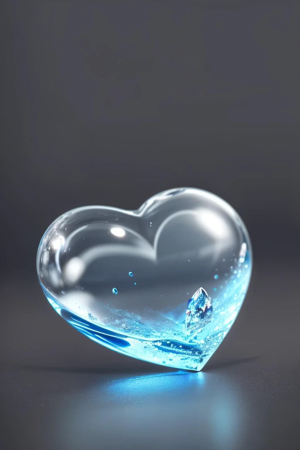 The heart is as pure as a drop of water