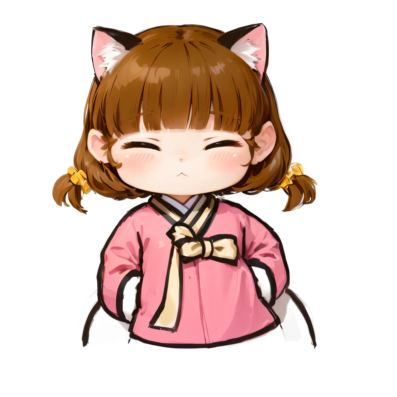 Wearing a pink kimono、Cartoon girl with cat ears and pink dress, Lovely anime Catwoman, very beautiful Lovely Catwoman, Lovely!! Red Cliff!!! Catwoman, Nekomimi, Inspired by Miao Fu, Charming Catwoman, anime girl with cat ears, anime Catwoman, Catwoman, Inspired by Ma Yuanyu, girl with cat ears, Anime cat