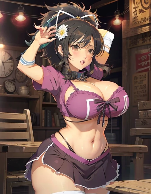 azuka, senran kagura busty