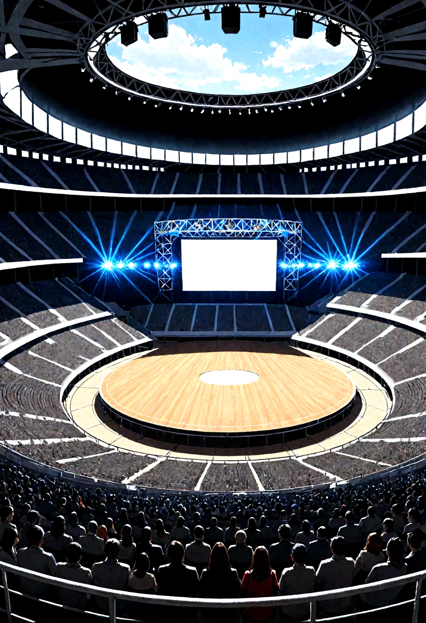 Stadium、live、stage、audience