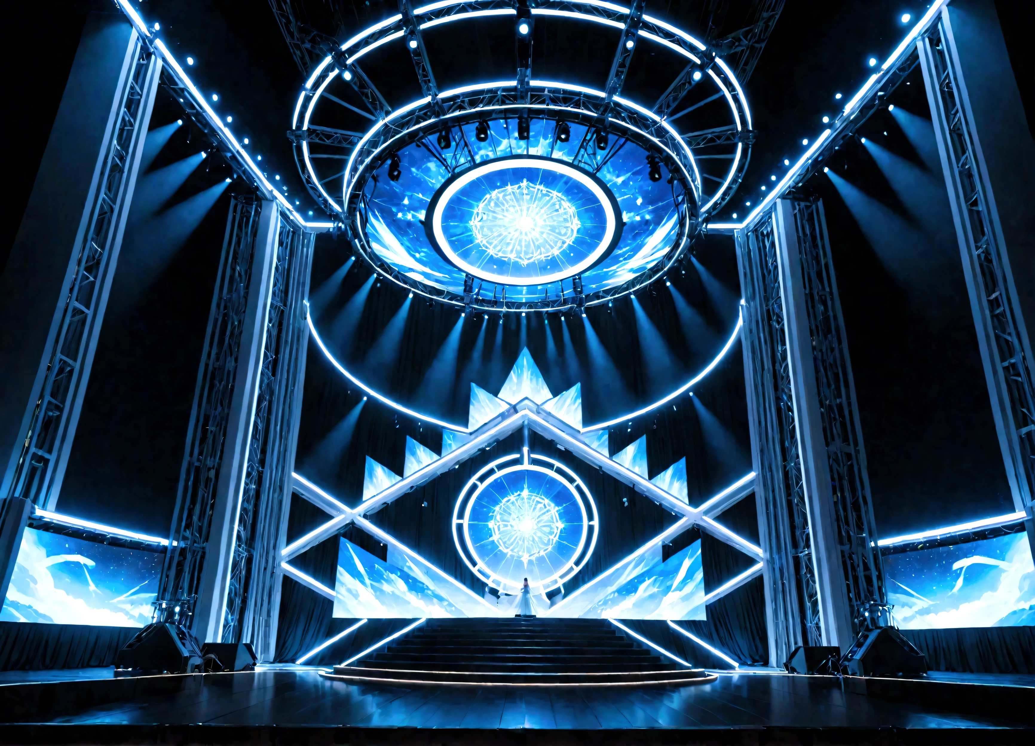 Live Stage、illumination、PA、Stage Set、unmanned、Beautiful illumination