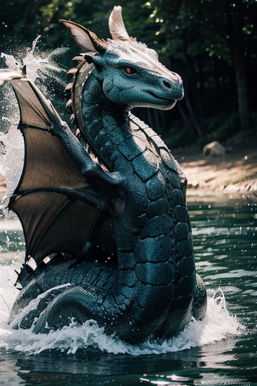 Help me draw a sea dragon