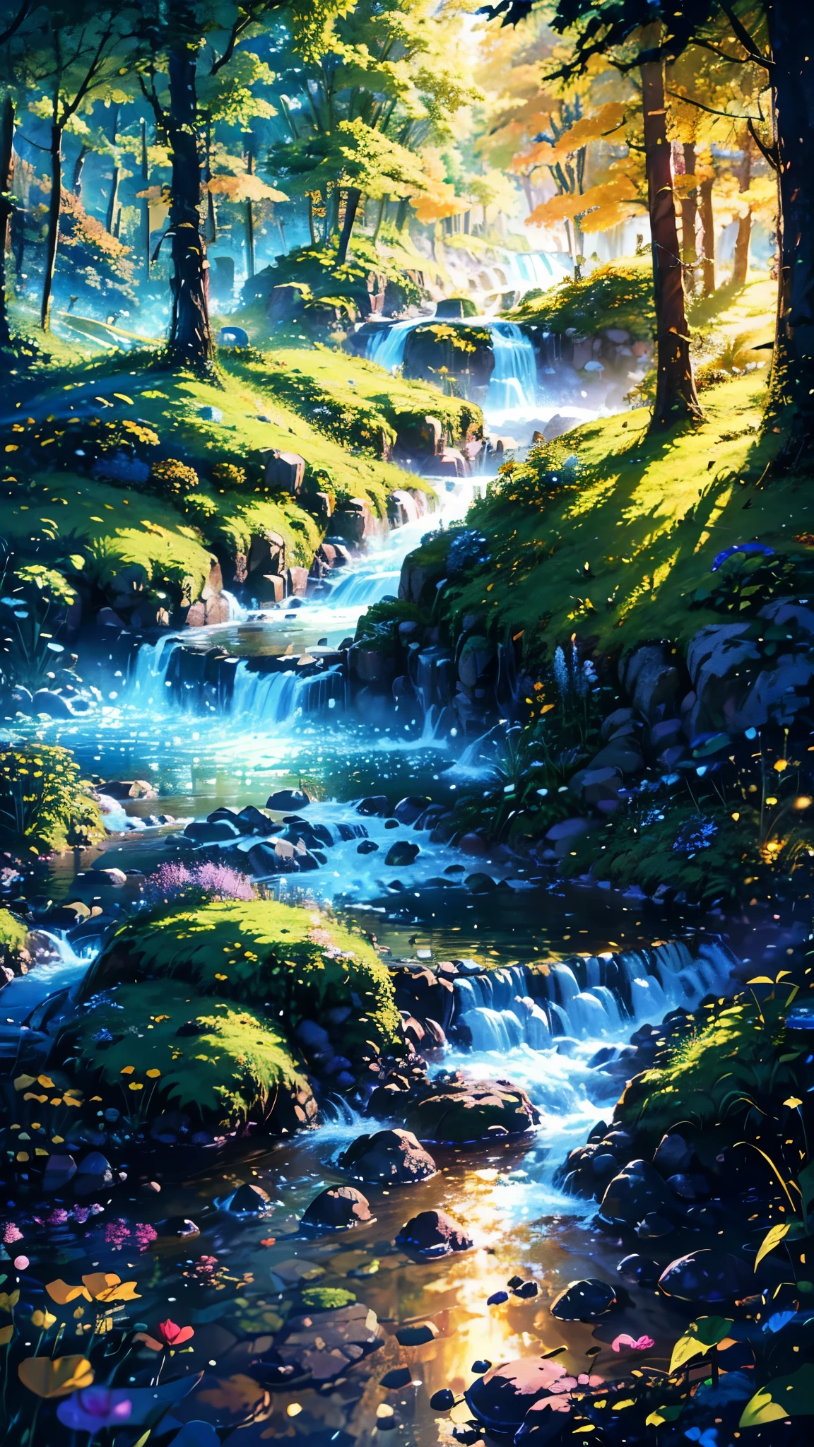 masterpiece, best quality, high quality,extremely detailed CG unity 8k wallpaper, An enchanting and dreamy scene of a fantasy forest, with towering trees, glowing mushrooms, and hidden fairy glens, creating a sense of mystique and enchantment, artstation, digital illustration, intricate, trending, pastel colors, oil paiting, award winning photography, Bokeh, Depth of Field, HDR, bloom, Chromatic Aberration ,Photorealistic,extremely detailed, trending on artstation, trending on CGsociety, Intricate, High Detail, dramatic, art by midjourney