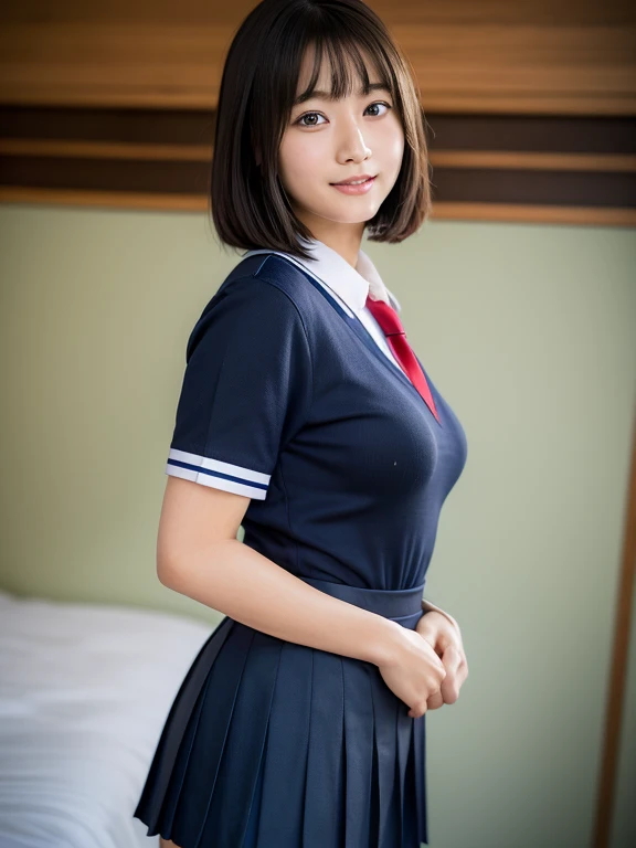(8K, best quality, masterpiece:1.2), (realistic, photo-realistic:1.37), (high color saturation:1.0), (highly detailed skin), (highest quality:1.0), (ultra high resolution:1.0) ,(realistic:1.0), (Super detailed:1.0), (8K, Raw photo:1.1)、standing random pose, smiling, natural breast, perfect lighting, ((3girls students)), 18years old, (mysterious), clear and detailed, ((school_uniform, Japanese sailor uniform, flared skirt)), (indoor school climb the stairs), surprised face, (white_silk_panties), looking at back viewer, nsfw, low angle photo,