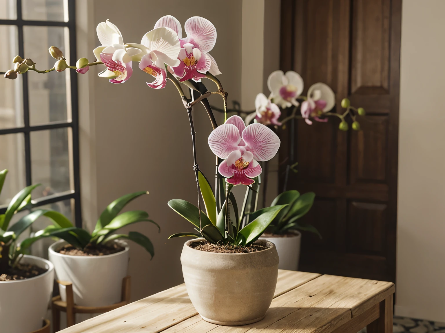orchid plant , orchid in a pot 