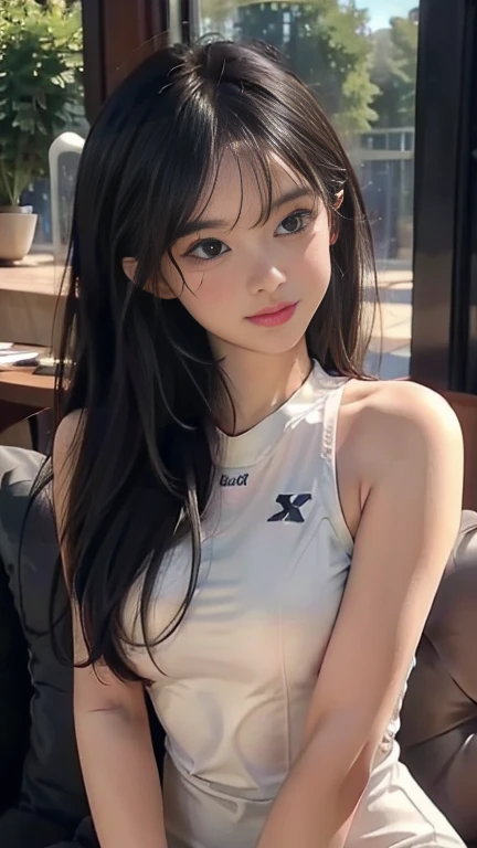 (highest quality, masterpiece:1.2)
1 woman, volleyball attack moment, jump, sports, ultra-detailed, super resolution, photo-realistic:1.4, 8k, raw photo, realistic, physically-based rendering, volleyball, sports wear, long hair, muscular, exposed skin, skin texture, soft breasts, sweat, calm mood, volumetric warm lighting, low light, ultra-realistic detail. Ai Shinozaki, body size 100-70-90! beautiful round face, heart-shaped lips curled up in a light smile, soft light, 8k.