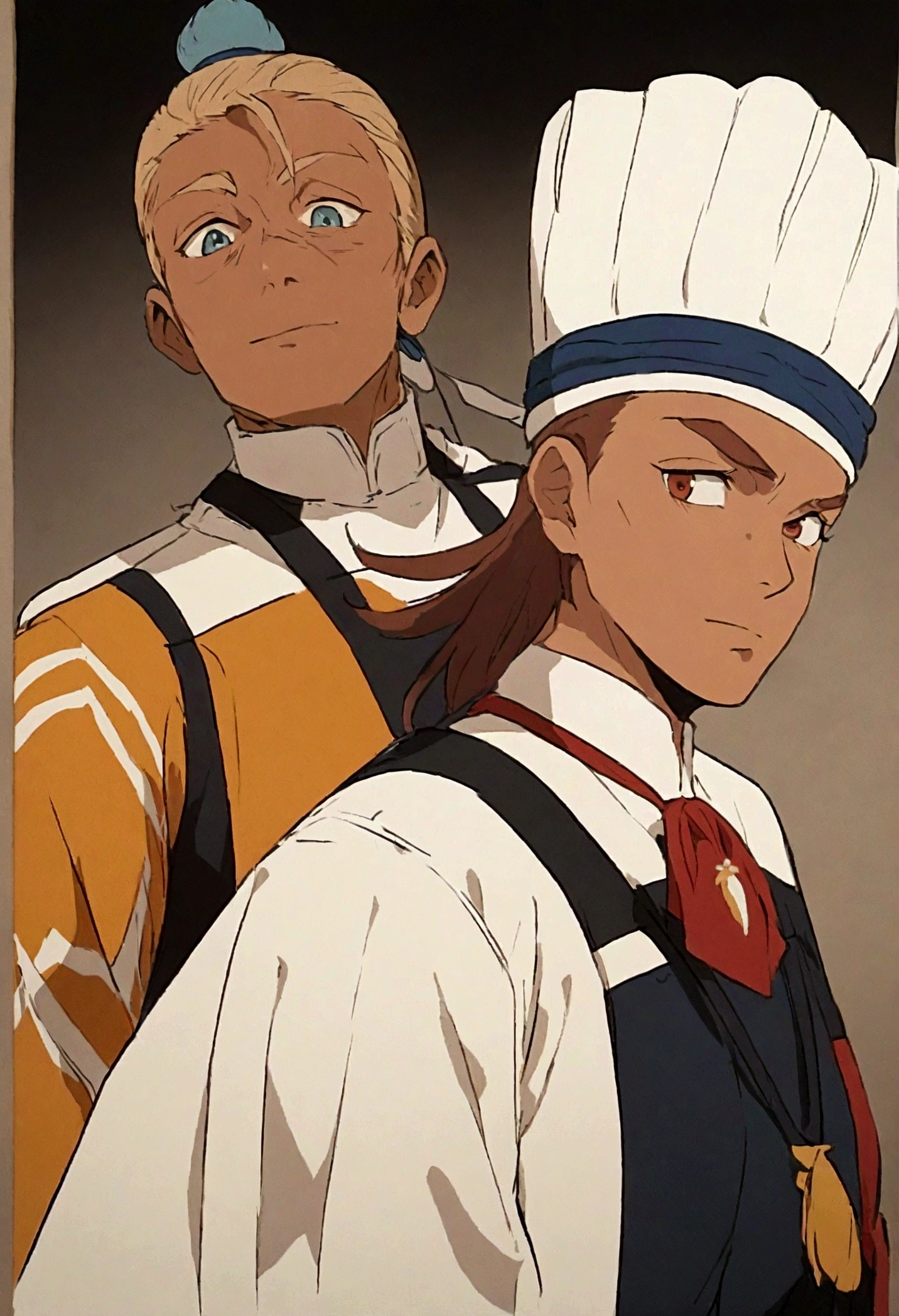 Kyllian Mbappé with the jersey'French team in anime style , king equipment, Standard Scenario , Regard , (( image without distortions )) , Best resolution , Best quality , Chef-d'artwork