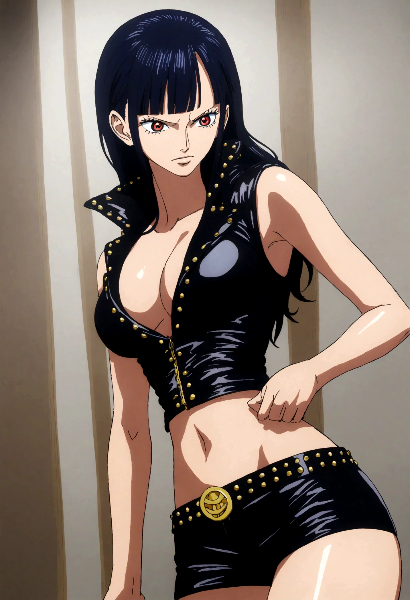 One Piece World, Nico Robin, Bad girl style, Spice girls, Sharp eyes, Domineering posture, High-quality rendering