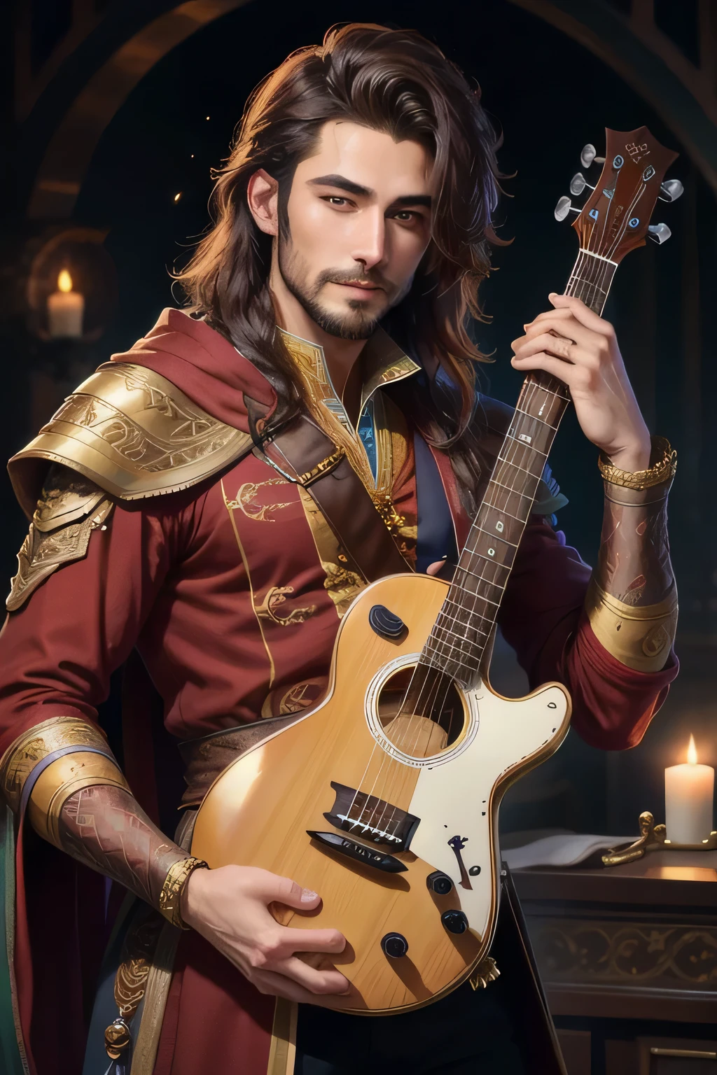 Bard、Handsome、good looking、handsome man。