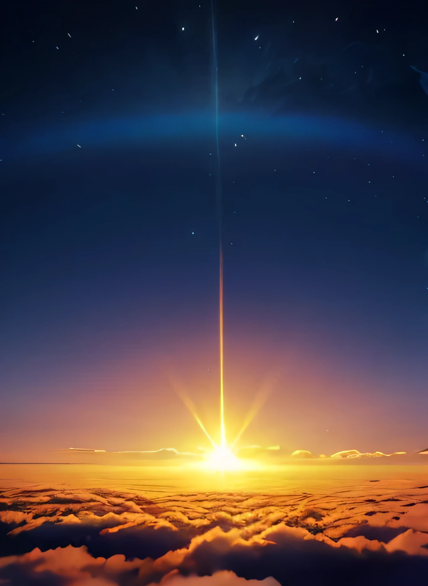 A single photo、art、A photo of a different world that no one knows、God's cloudless realm、God's Summit Castle in the Sky、god々Shining golden god、The God of Gods located at an altitude of 10,523m、A rainbow-colored halo appears around the sun!!、A fantastic view of the stars、The wind is blowing so hard that it's sending up heavy snow smoke.、((Diamond dust flutters:1.4)).Diamond dust sparkles、Rugged Mountain々、Mountain々The light reflected on the lake surface between、Seven photos with beautiful contrasts of light、Magnificent sea of clouds、wood々、The mountain was covered with snow々、sunny、Lots of lens flares、The morning sun shines brightly、The morning sun shines brightly、(Ultra-realistic:1.2), High resolution, (Bright colors, High resolution:1.1), (Sharp focus:1.1), (Physically Based Rendering:1.1), Tyndall effect, Colorful lights, (((Light shines through the gaps in the clouds))), Beautiful perspective, Contrasting Shadows, Moving configuration, Realistic landscape, unique configuration, Soft texture, Intricate details, godMysterious atmosphere, An artistic exploration of light and shadow,Golden dazzling light、A world view that captivates all who see it、Fantasy World、Mountain close to space々Altitude 8253m 、god area、