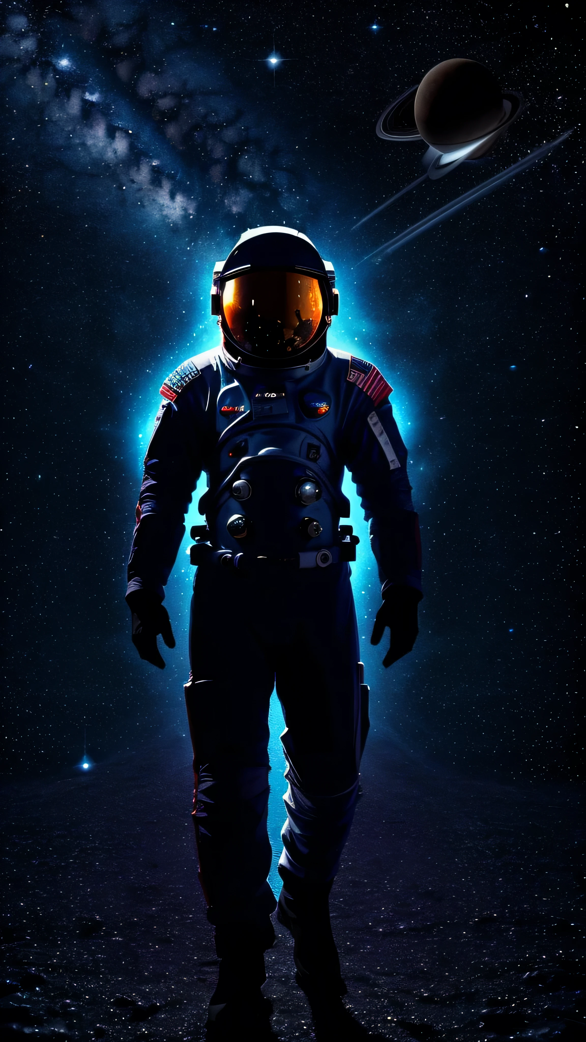 space man outer space