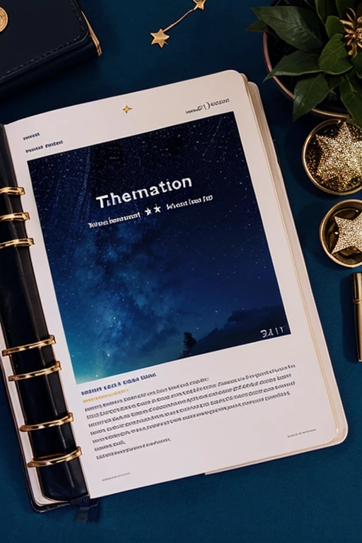 An agenda made of several stars.