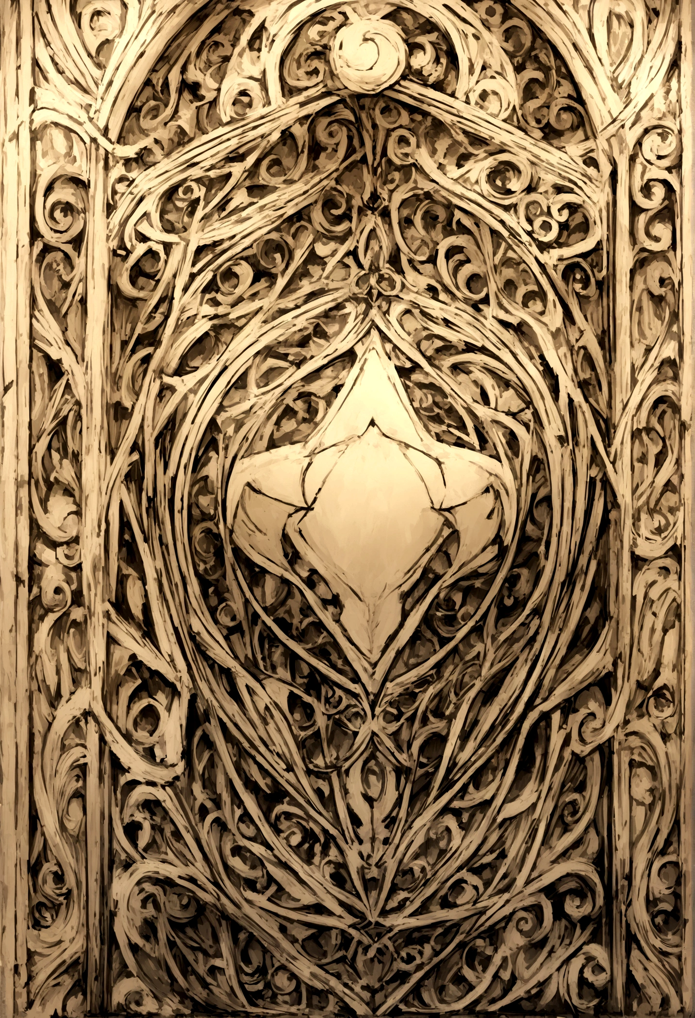 logo com a marca N no estilo nordico mitologico epico, letra "N" no meio da imagem.