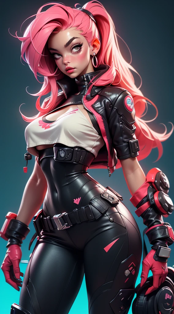 The concept character sheet of a strong, attractive, and woman full body, detailed wearing Harley Quinn cosplay, Viking warrior style, combat position, viking age. Her face is oval, forehead is smooth and visibly rounded at the temples. jawline is softly defined, giving her a gentle and feminine appearance, full body, Full of details, frontal body view, back body view, Highly detailed, Depth, Many parts, ((Masterpiece, Highest quality)), 8k, Detailed face, scars, serious expression. Infographic drawing. Multiple sexy poses. tattoos,3d, choker,