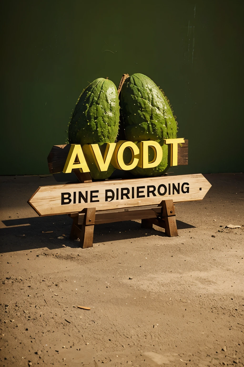 Avocado for sale animated sign style in the highest quality your last name Torres