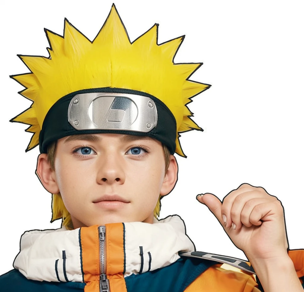 Jeremy Sumpter as Naruto,
  Extremely Realistic, Very Beautiful, 12 years old