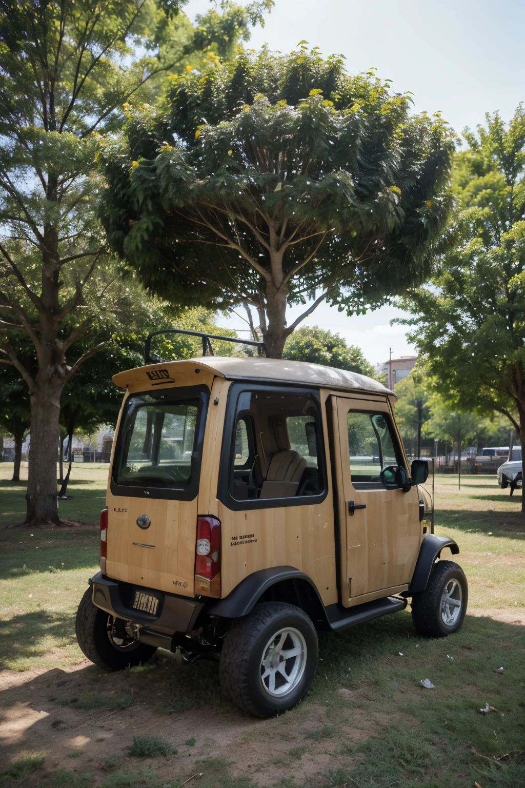 create me a video promoting a smart cart specifically designed to contribute to the environment. Este carrito, llamémoslo "ArboCart", It is equipped with advanced technology and specialized features to plant trees and keep them healthy
