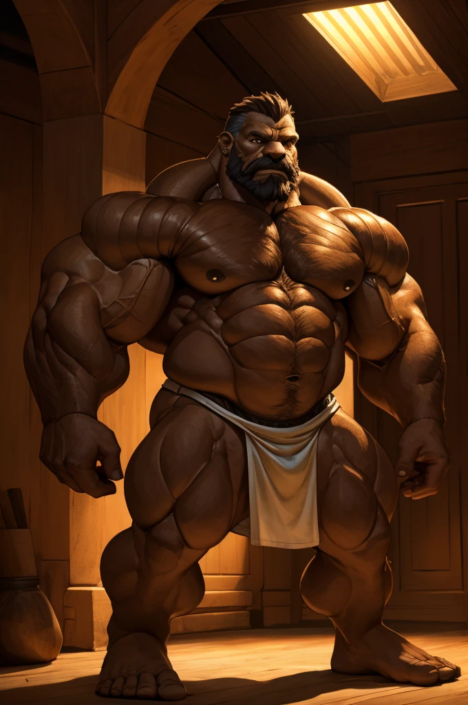 a hugely muscular, massively muscular, full-body, extremely well-muscled old man in a white shirt, (extremely muscular, super thick arms, huge pectoral, extremely wide pectoral, huge arms), hyper-realistic, 8k, high quality, photorealistic, studio lighting, detailed facial features, chiseled face, piercing eyes, rugged features, veiny muscular arms, veiny muscular torso, dramatic lighting, cinematic lighting, dramatic shadows, dramatic highlights