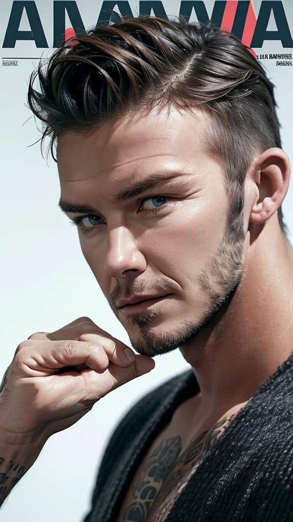 David Beckham, (magazine cover:1.4), best quality, masterpiece, very aesthetic, perfect composition, intricate details, ultra-detailed