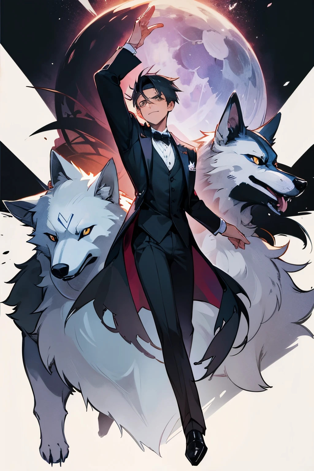 Butler, half wolf