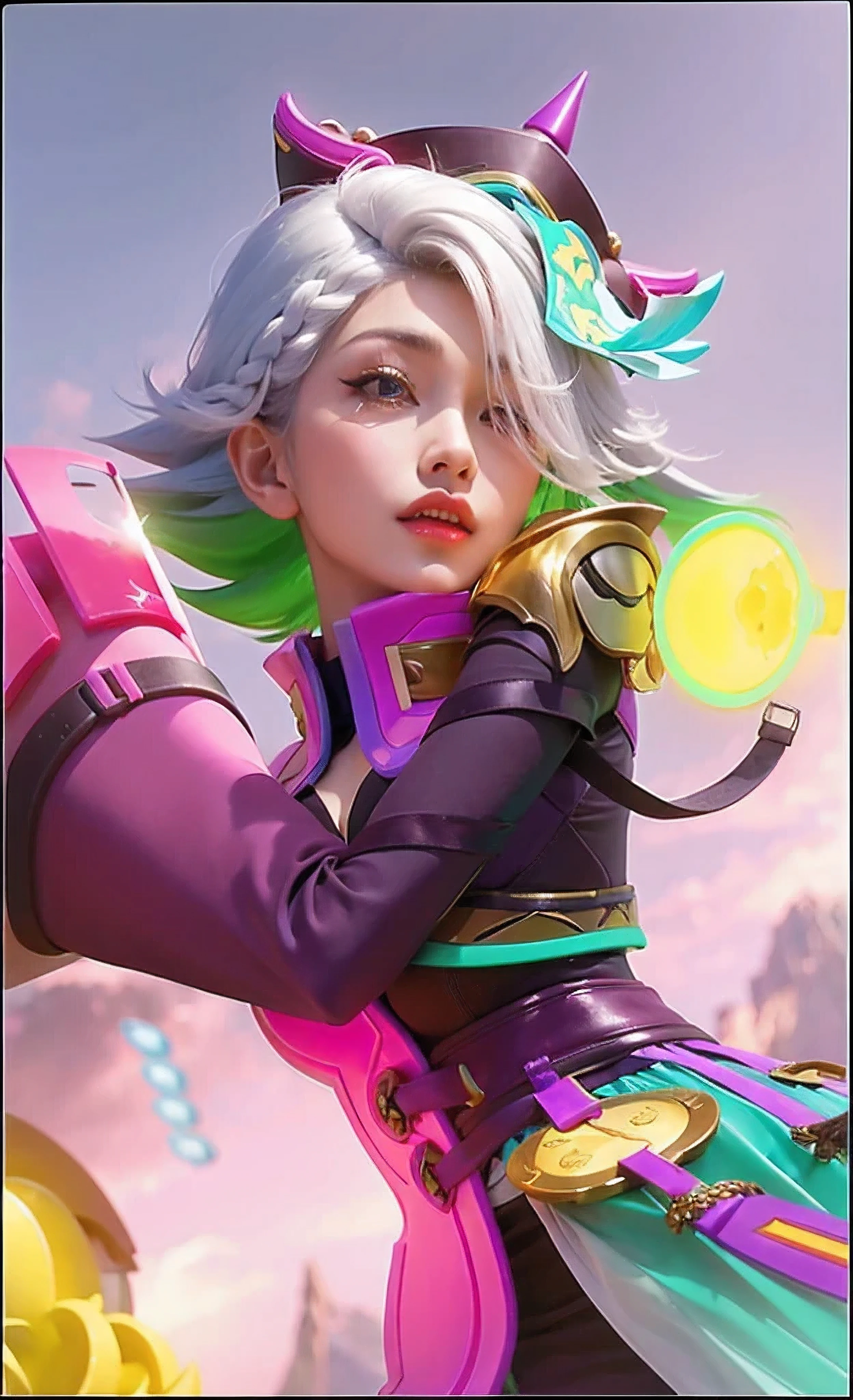 a close up of a woman with a purple and black costume, shadowbringers cinematic, 4 k detail fantasy, a beautiful fantasy empress, game cg, xianxia fantasy, xianxia hero, 2. 5 d cgi anime fantasy artwork, cinematic goddess close shot, ruan jia and artgerm, wow 4 k detail fantasy, hyperdetailed fantasy character