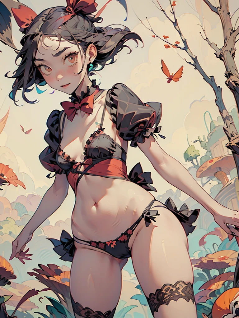 Alice in Wonderland、Showing off her panties