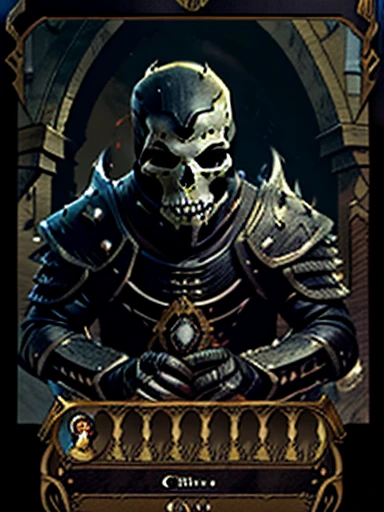 Dynamic photography, Front view of the image, (Crie cartas de RPG ,((guerreiros esqueletos)), (Crie cartas de RPG magos caveira esqueletos de capuz) , (Crie cartas de RPG duendes), ( Create Dark Creatures RPG Cards) , (Create mystical creature RPG cards ).
