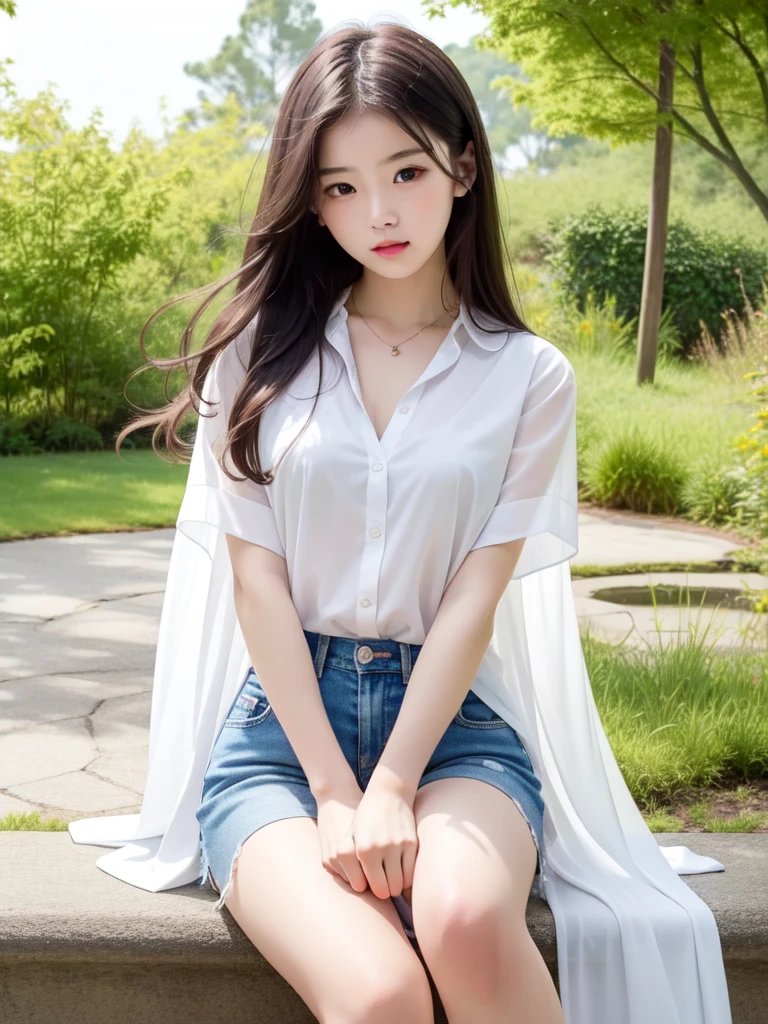 masterpiece, best quality, high resolution, Very detailed, 18 year old girl looks arrogant, shape, healthy, (She's a villain, She is the last boss. (Women's Focus:1.3), miss, healthy, muscular, (The buttocks are thin:1.1), (Very wide waist:1.1), Blade Runner Suit, cyberpunk clothing, Chuanghui Hair, Colorful hair