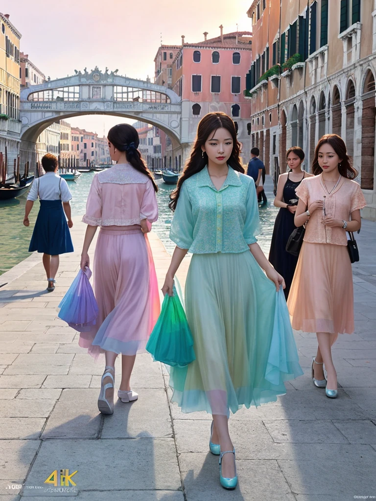 80 mm, epic realistic, Oil painting of dancers on a boat in Venice, 1920s,(bridge of sighs background), By range Murata, There is a huge red sun in the background, amazing, Tangled, Paul Gauguin, van gogh, Artwork by Greg Rutkowski and Artgerm, 柔和的Movie燈光, Adobe Lightroom, Photography Lab, HDR, Wheels within wheels, Very detailed, (Depth of Field:1.4), (Hidden Shot:1.22), Neutral Color, (HDR:1.4), (Pastel colors:1.4), (Wheels within wheels), (Art Station:1.2), Extremely detailed, Dramatic, Wheels within wheels details, (Technicolor:0.9), (Rutkowski:0.8), Movie, detailed, Soft Light, sharp, Exposure Blending, Medium shot, Bokeh, (HDR:1.4), High contrast, (Movie, Cyan and Orange:0.85), (Pastel colors, dull color, Soothing Tones:1.3), Low saturation, (Extremely detailed:1.2), (Black:0.4), Soft Light, sharp, Exposure Blending, Medium shot, Bokeh, (HDR:1.4), High contrast, (Movie, Cyan and Orange:0.85), (Pastel colors, dull color, Soothing Tones:1.3), Low saturation, (Extremely detailed:1.2), (Black:0.4), (Wheels within wheels details:1.12), HDR, (Wheels within wheels details, Extremely detailed:1.15)