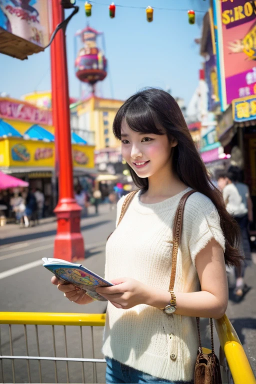 highest quality、masterpiece、High sensitivity、High resolution、 body shape、Ferris wheel、