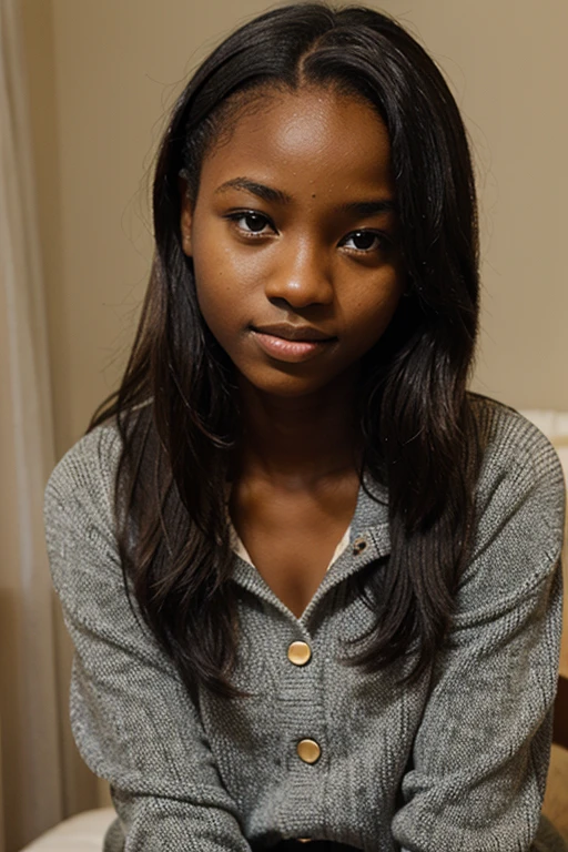 Very smart african s old girl
