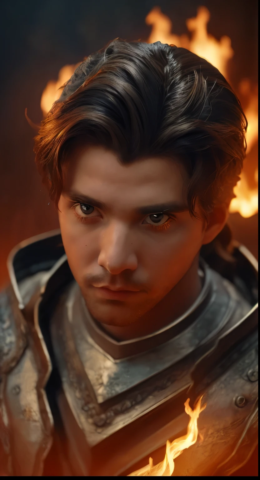 (((Cinematic epic poster))) of Criston Cole wearing a combat armor, Gothic style, (((detailed face))), (a detailed RAW photo of a ), (master part:1.0), (best quality:1.4), (Ultra Highres:1.2), (photorealistic:1.4), 8K resolution, Canon EOS R5, 50 millimeters, Absurd, Ultra Detailed, sharp focus, Cinematic lighting, detailed face, (ULZZANG-6500-V1.1), detailed skin texture, pale skin, chest round, (pale :0.5), Cinematic lighting. (((Abstract flames background, cinematic lighting )))