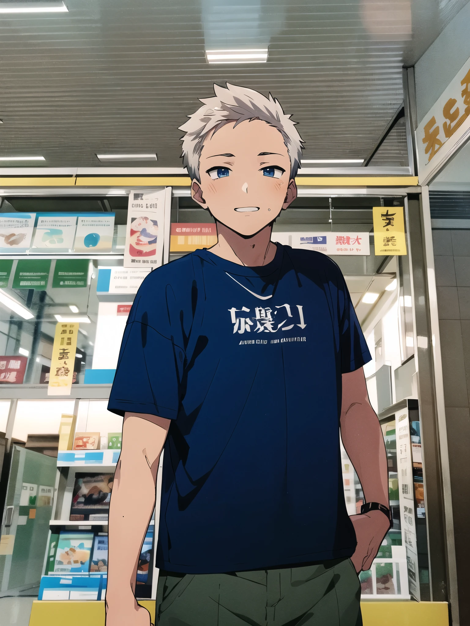 Anime boy cool cute skin white