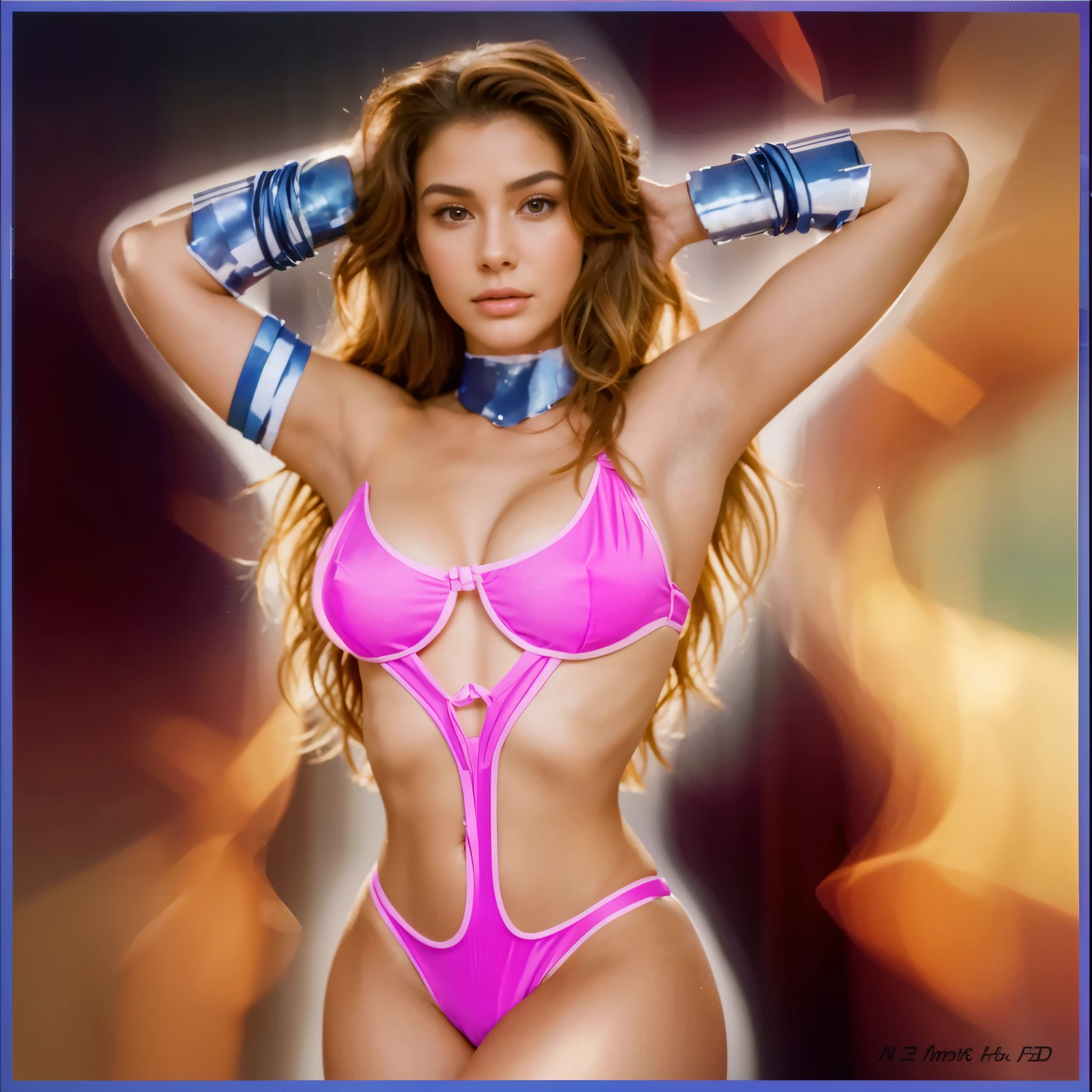 A striking, minimalist 3D render of a shy female model in a close-up portrait. The single gradient hue adds a vibrant, artistic touch to t
he image. Her face is turned slightly, revealing the delicate contours and soft features. The overall effect is an elegant, fashionable portrait that captures the essence of subtle beauty., fashion, portrait photography, photo, vibrant, 3d render