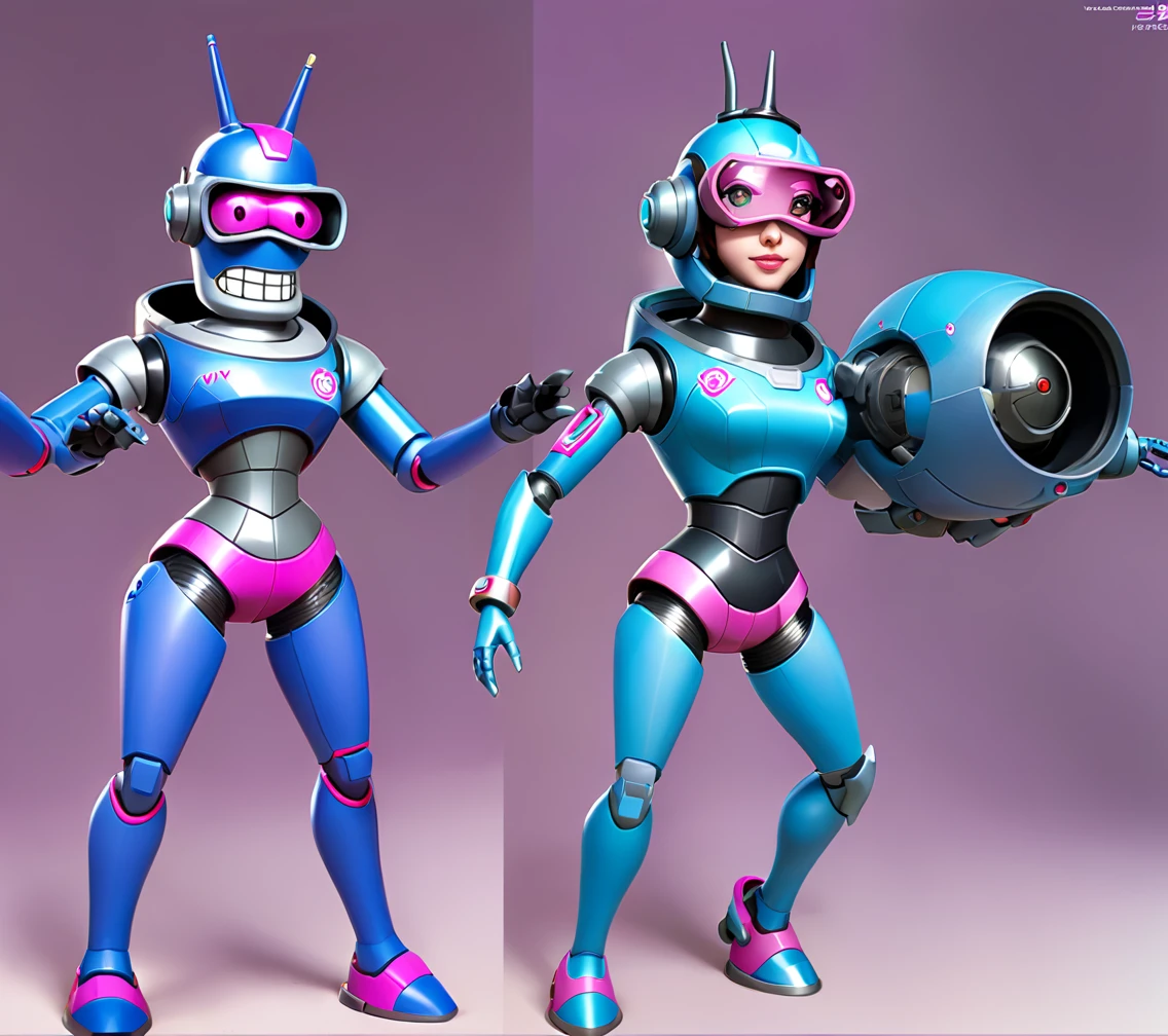 Bender Tranform D.Va from Overwatch