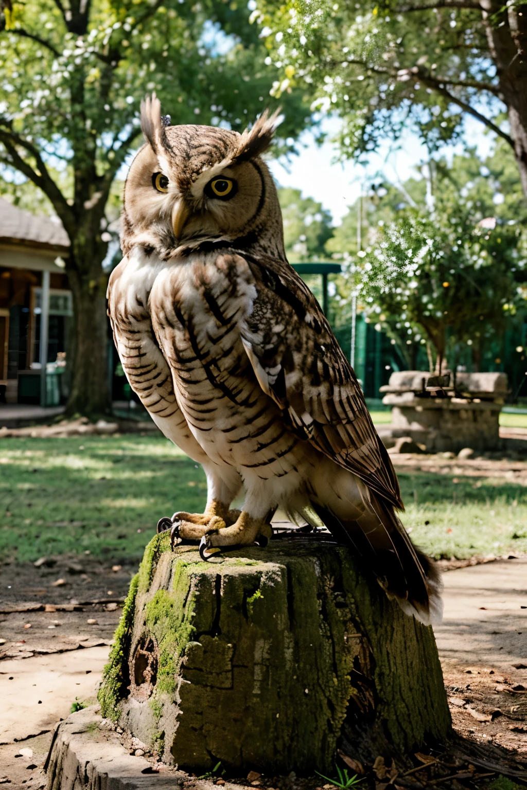 Generate Oliver the Owl, roosted on a branch, examining the recreation area with his wise eyes, he saw a strangely formed rock close to the oak's underlying foundations.