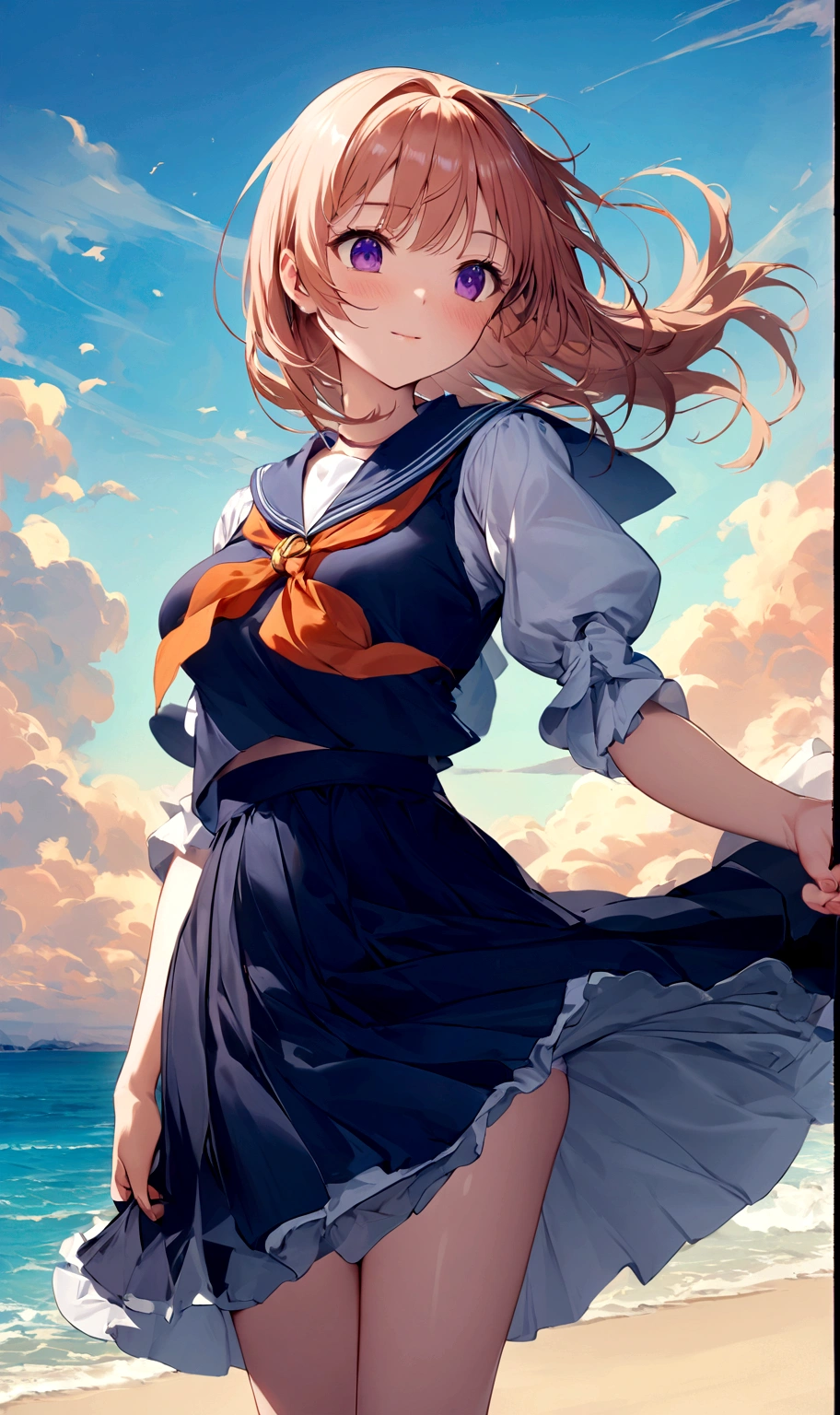 A strong wind exposes her white cotton panties、A strong wind exposes her white cotton panties、Kyoko Otonashi Maison Ikkoku Low Angle、Long skirt、強風でHolding the flipping skirt with your hand、A strong wind exposes her white cotton panties、:((Holding the flipping skirt with your hand))
